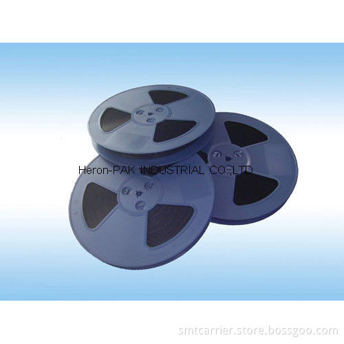 Flexible Design Blue / Black 13 Inch 16mm Plastic Spools And Reels For Device Laser